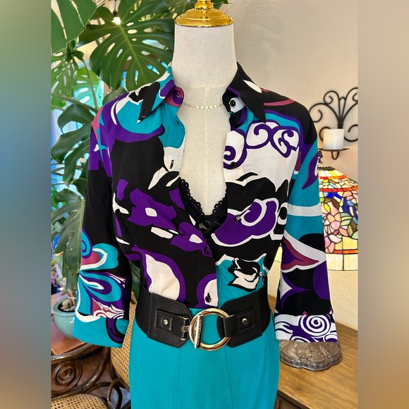 Escada Tops - Escada Multicolor Blouse